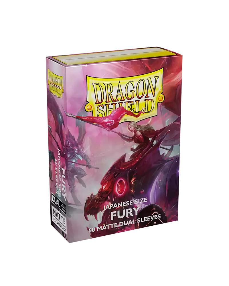 Dragon Shield Dual Matte Japanese Sleeves - Fury (60-Pack) - Dragon Shield Card Sleeves