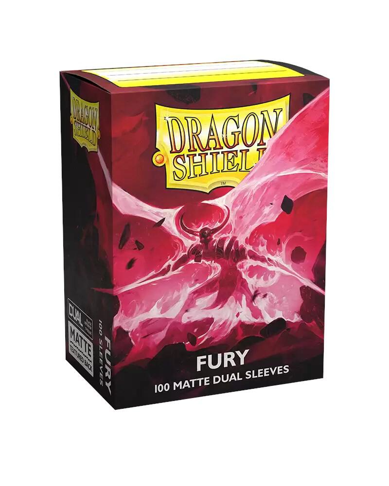 Dragon Shield Dual Matte Standard Sleeves - Fury (100-Pack) - Dragon Shield Card Sleeves