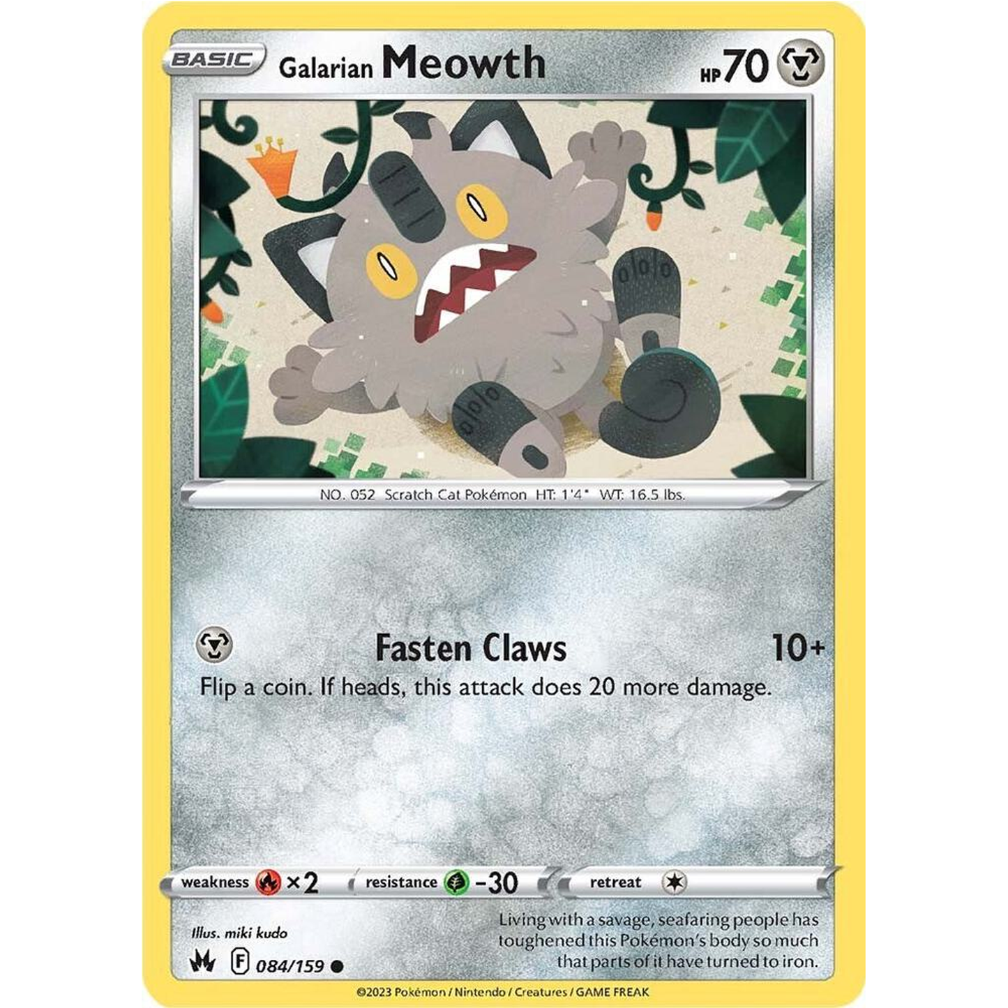 Galarian Meowth 084/159