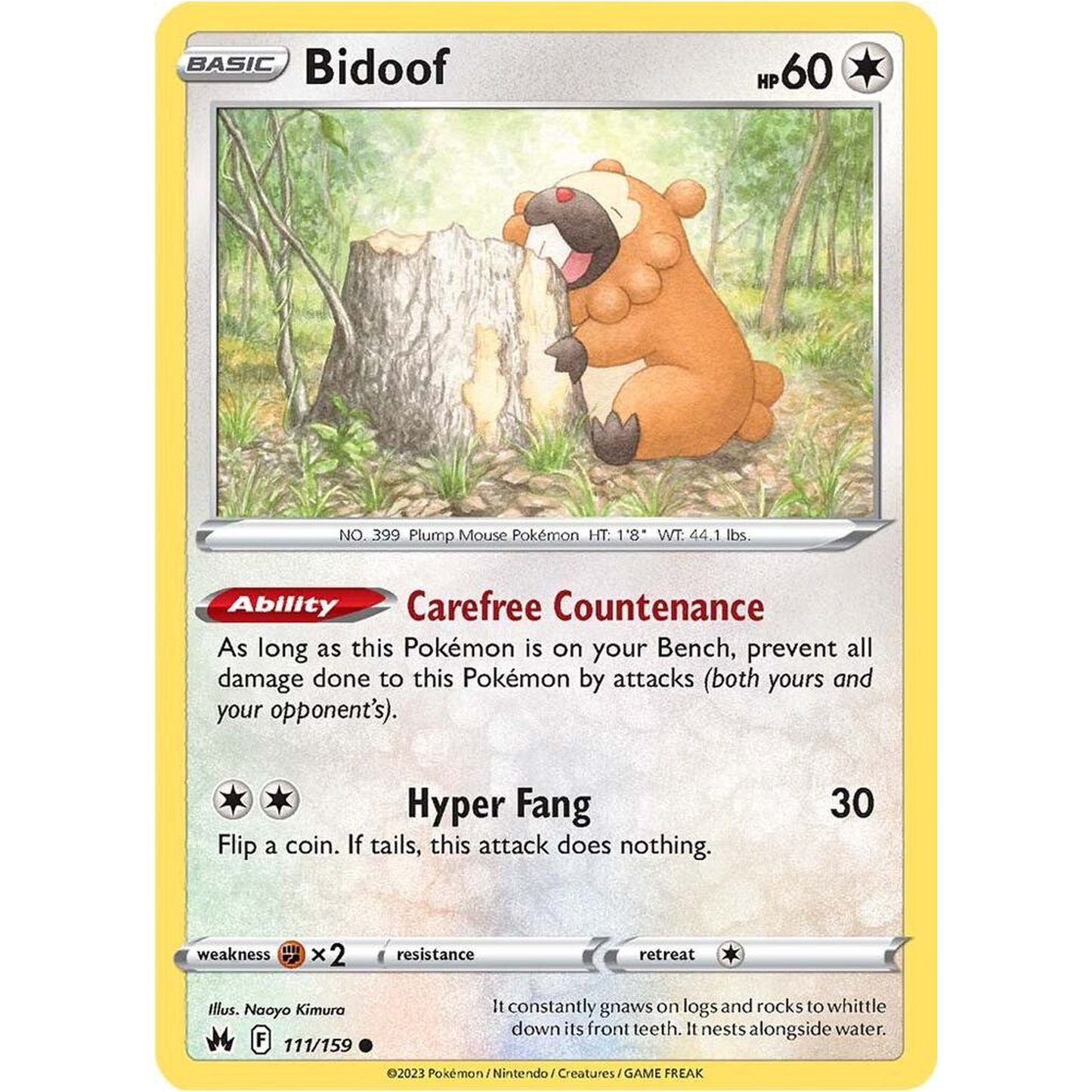Bidoof 111/159