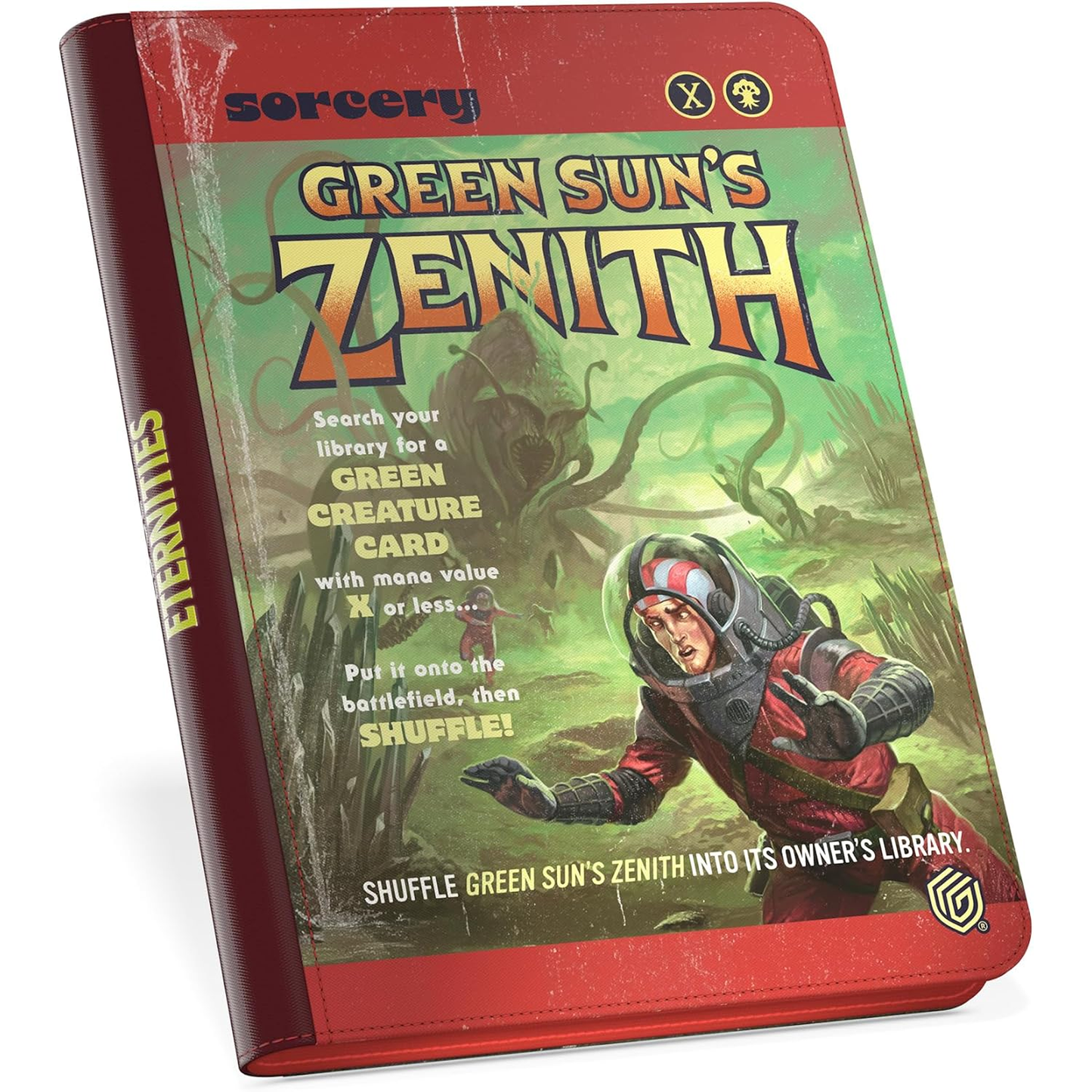 Ultimate Guard - Zipfolio 360 Xenoskin - Magic: The Gathering - Edge of Eternities - Green Sun’s Zenith