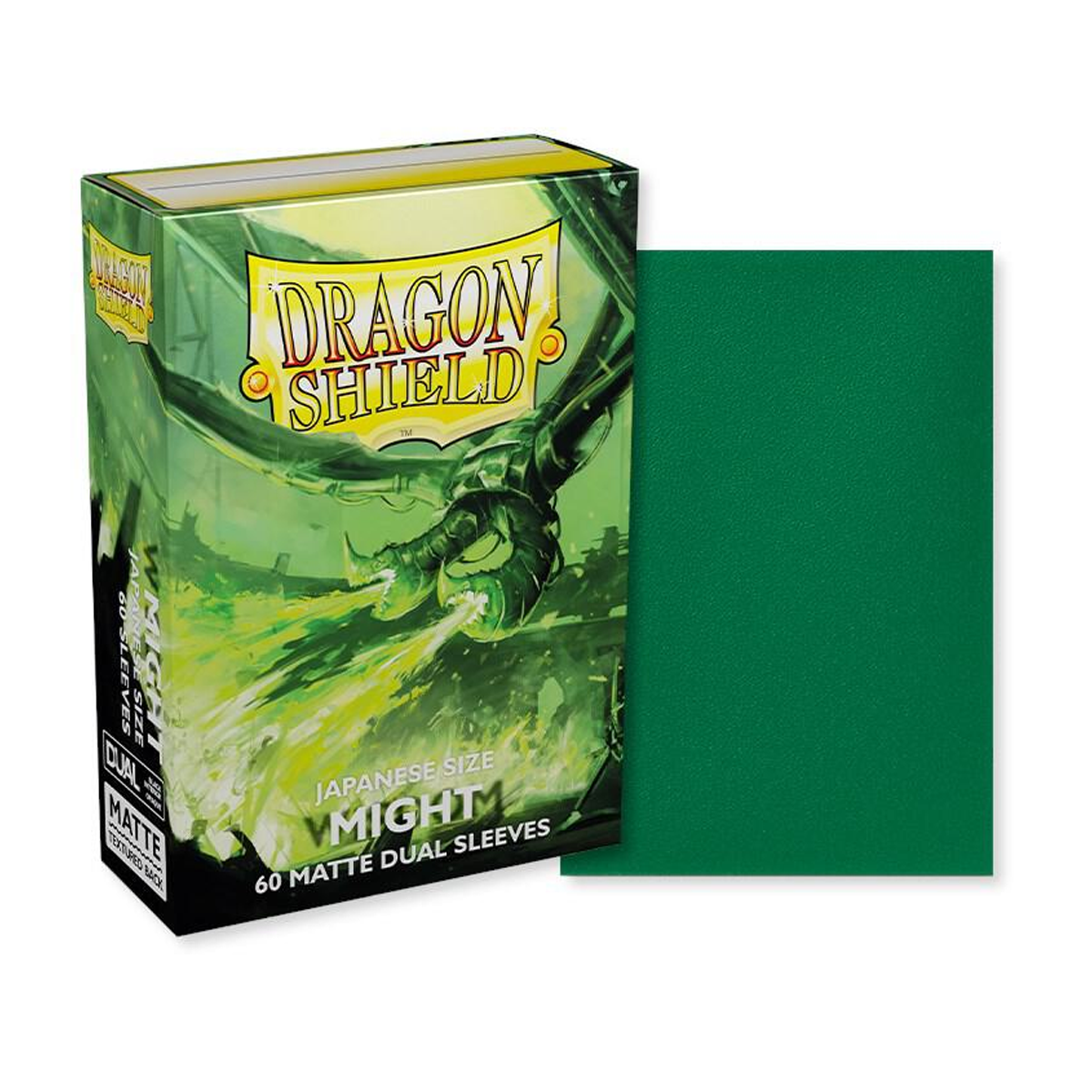 Dragon Shield Dual Matte Japanese Sleeves - Might (60-Pack) - Dragon Shield Card Sleeves