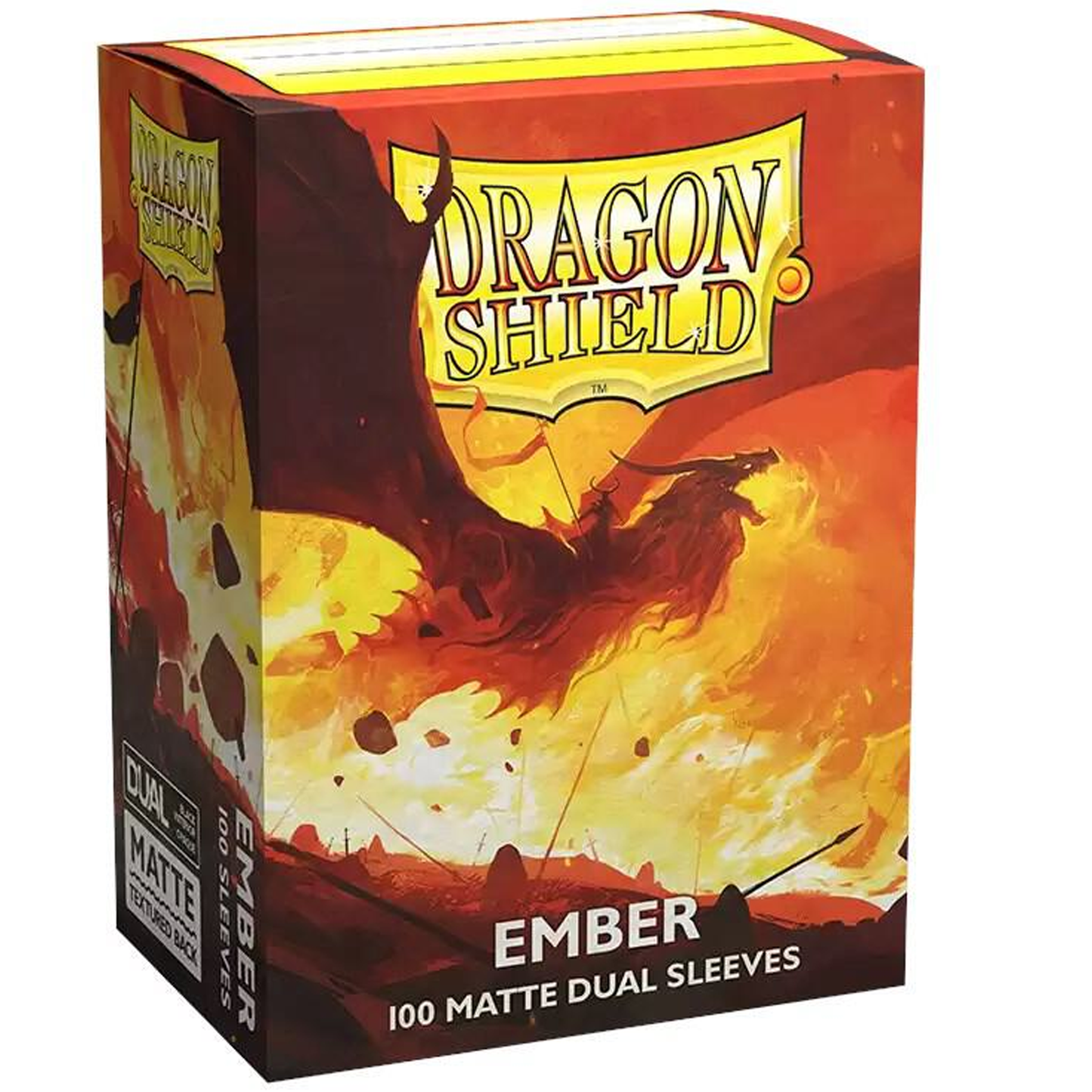 Dragon Shield Dual Matte Standard Sleeves - Ember (100-Pack)