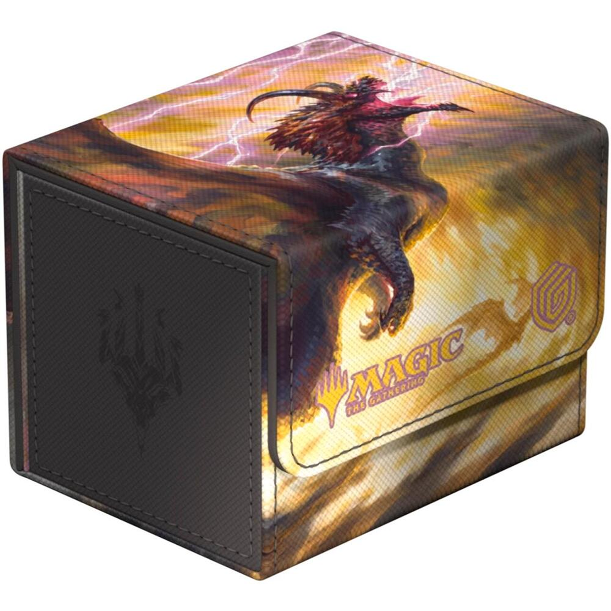 Tarkir: Dragonstorm Sidewinder 100+ Xenoskin Deck Box - Ghostfire - Stormscale Scion