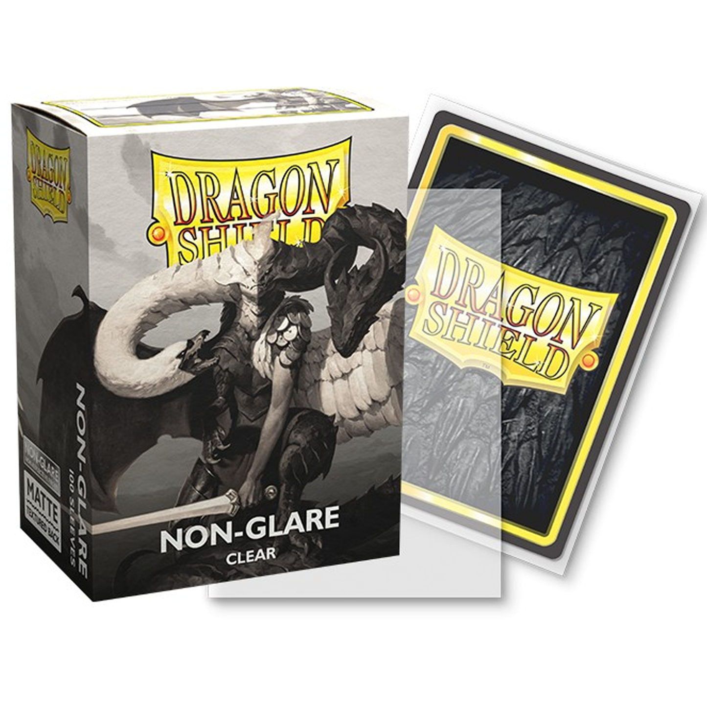 Dragon Shield Sleeves: Standard Non-Glare Matte - Clear 100CT