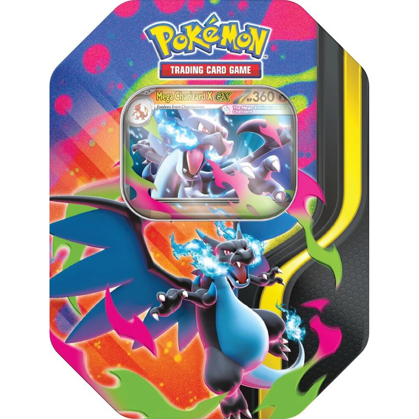 Mega Charizard Tin (Mega Charizard X) - Pre Order 02/20/2026