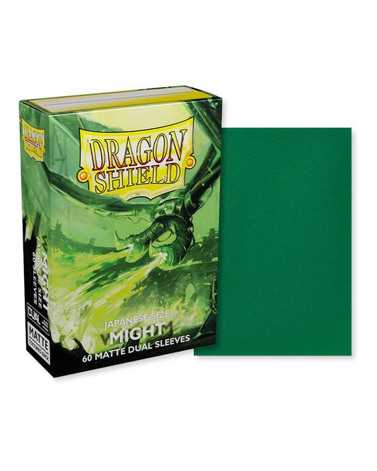 Dragon Shield Dual Matte Japanese Sleeves - Might (60-Pack) - Dragon Shield Card Sleeves