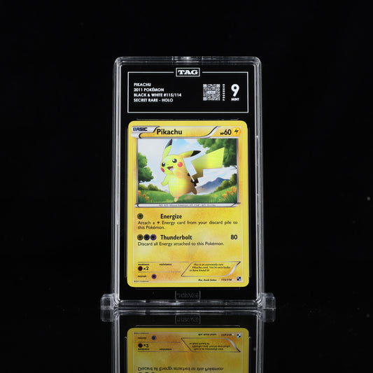 Tag 9 Mint - Pikachu - 115/114 Secret Rare