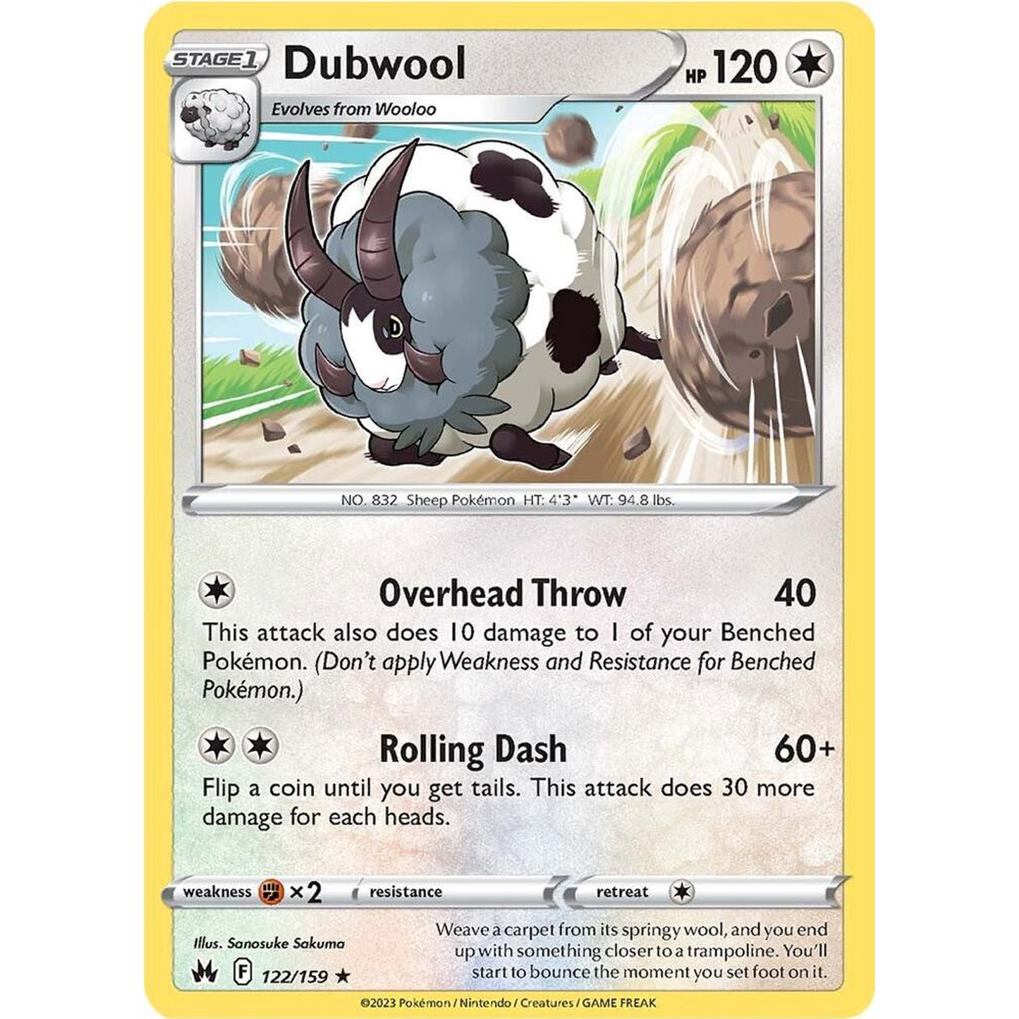 Dubwool 122/159
