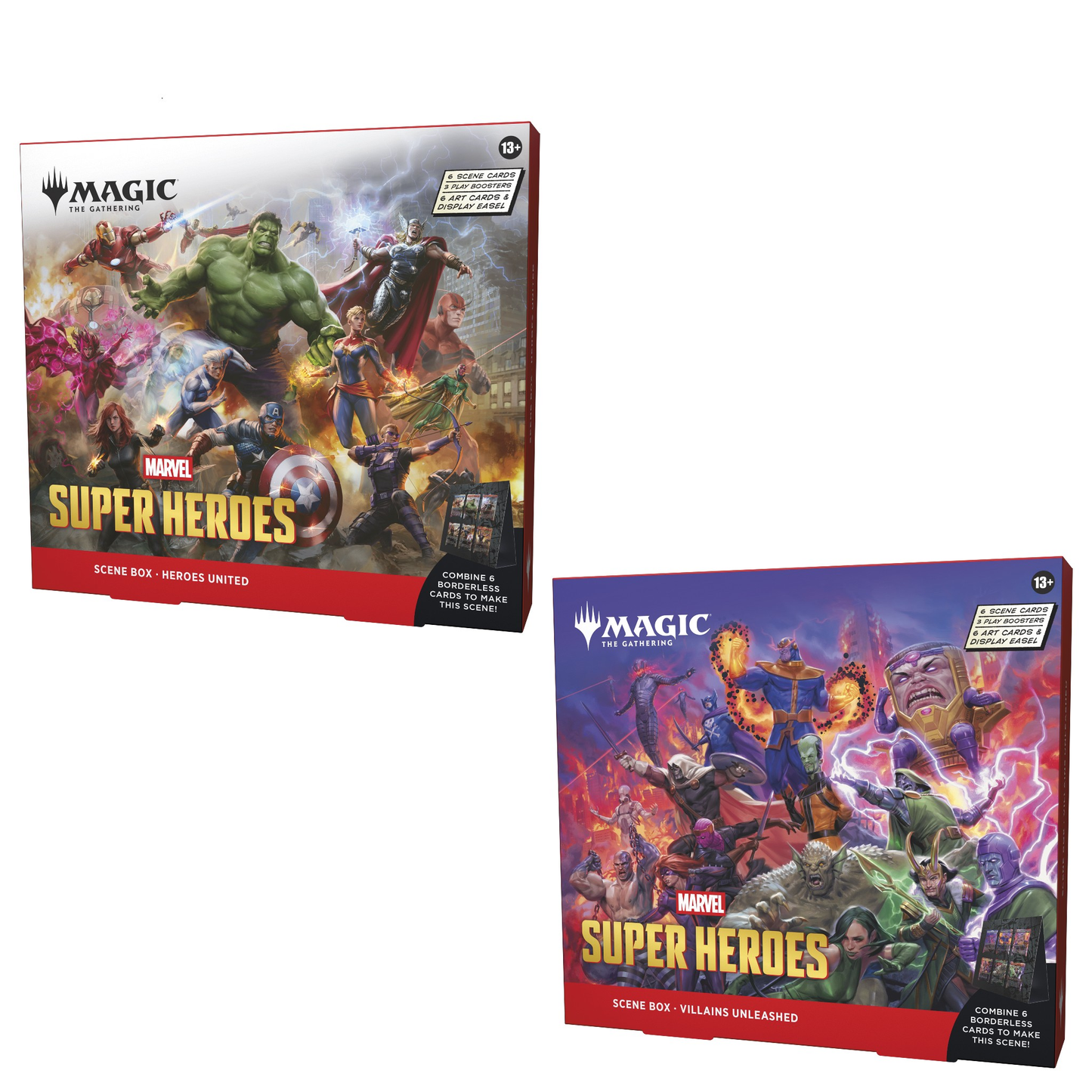 Marvel Super Heroes Scene Box ( 1 Chosen at Random)