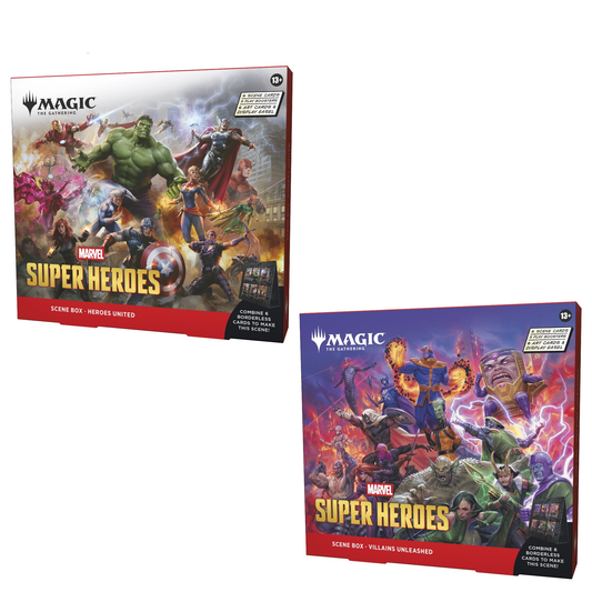 Marvel Super Heroes Scene Box ( 1 Chosen at Random)