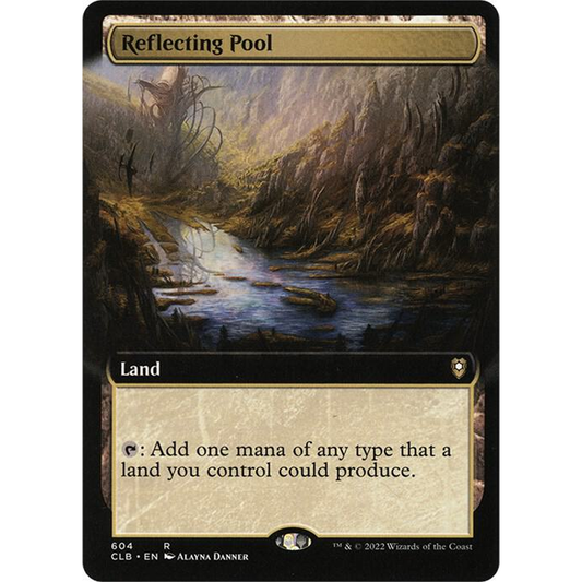 Reflecting Pool (Extended Art) (Foil) (Lightly Played)
