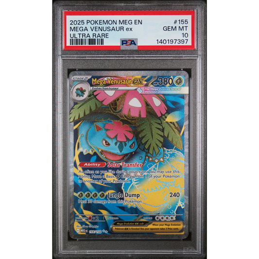 Mega Venusaur ex 155/132 Mega Evolution PSA Gem Mint 10