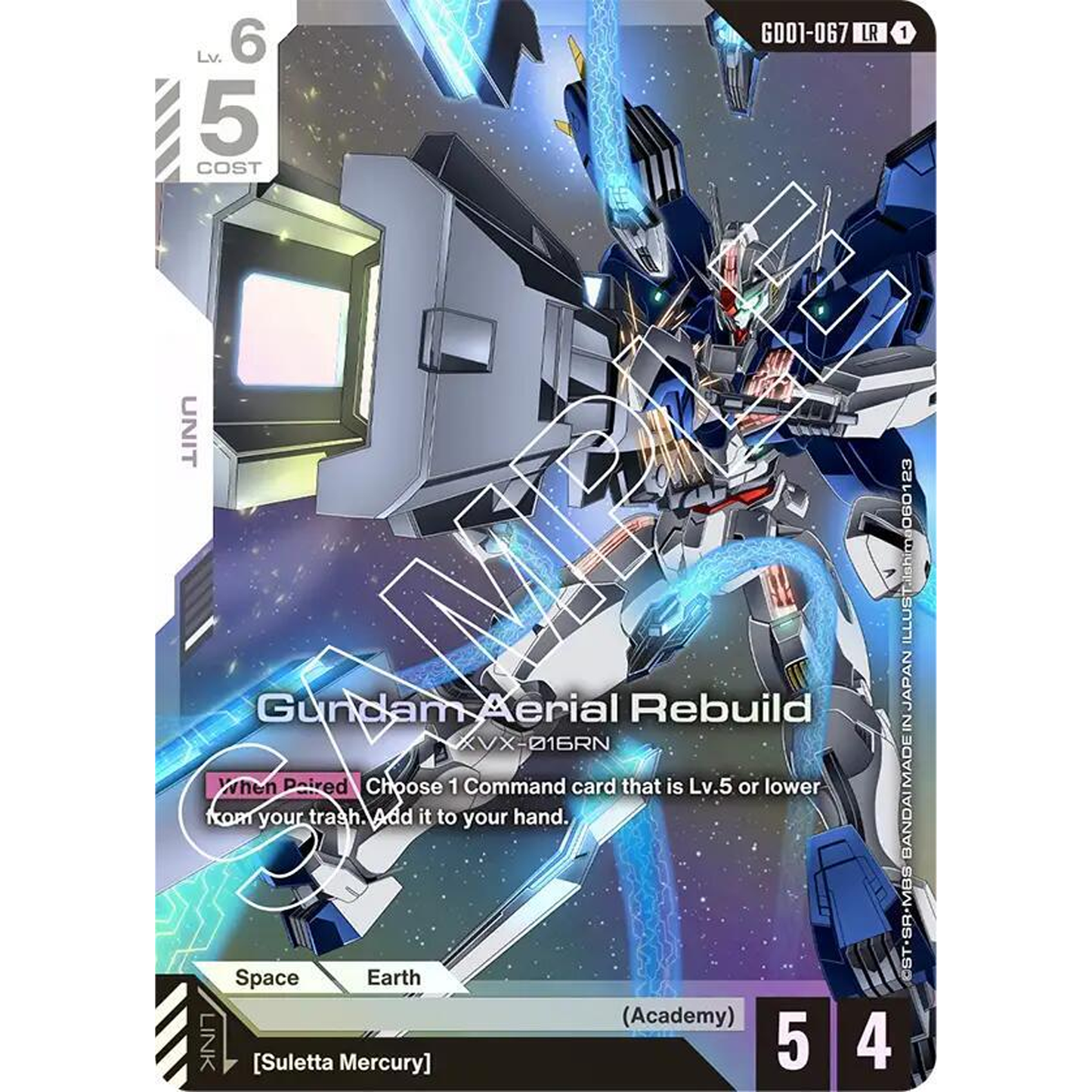 Gundam Aerial Rebuild - Newtype Rising (GD01)