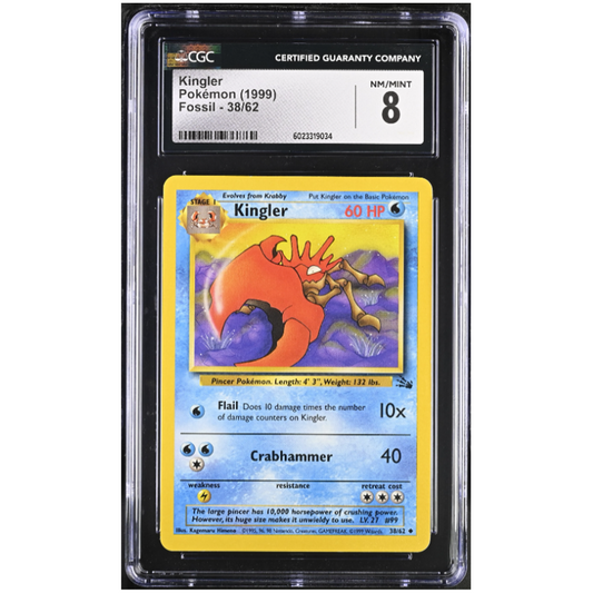 CGC 8 - Kingler - Fossil 38/62