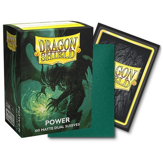 Dragon Shield Dual Matte Standard Sleeves - Power (100-Pack) - Dragon Shield Card Sleeves