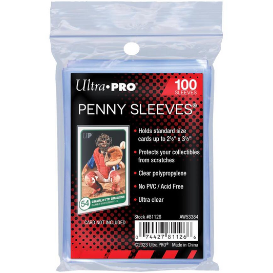 Ultra Pro: Soft Card Penny Sleeves - Standard (100-Pack) - Ultra Pro Card Sleeves