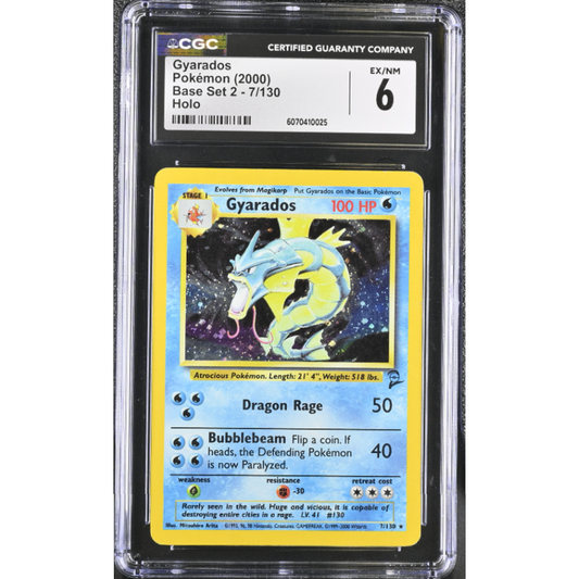 CGC 6 - Gyarados - Base Set 2 7/130