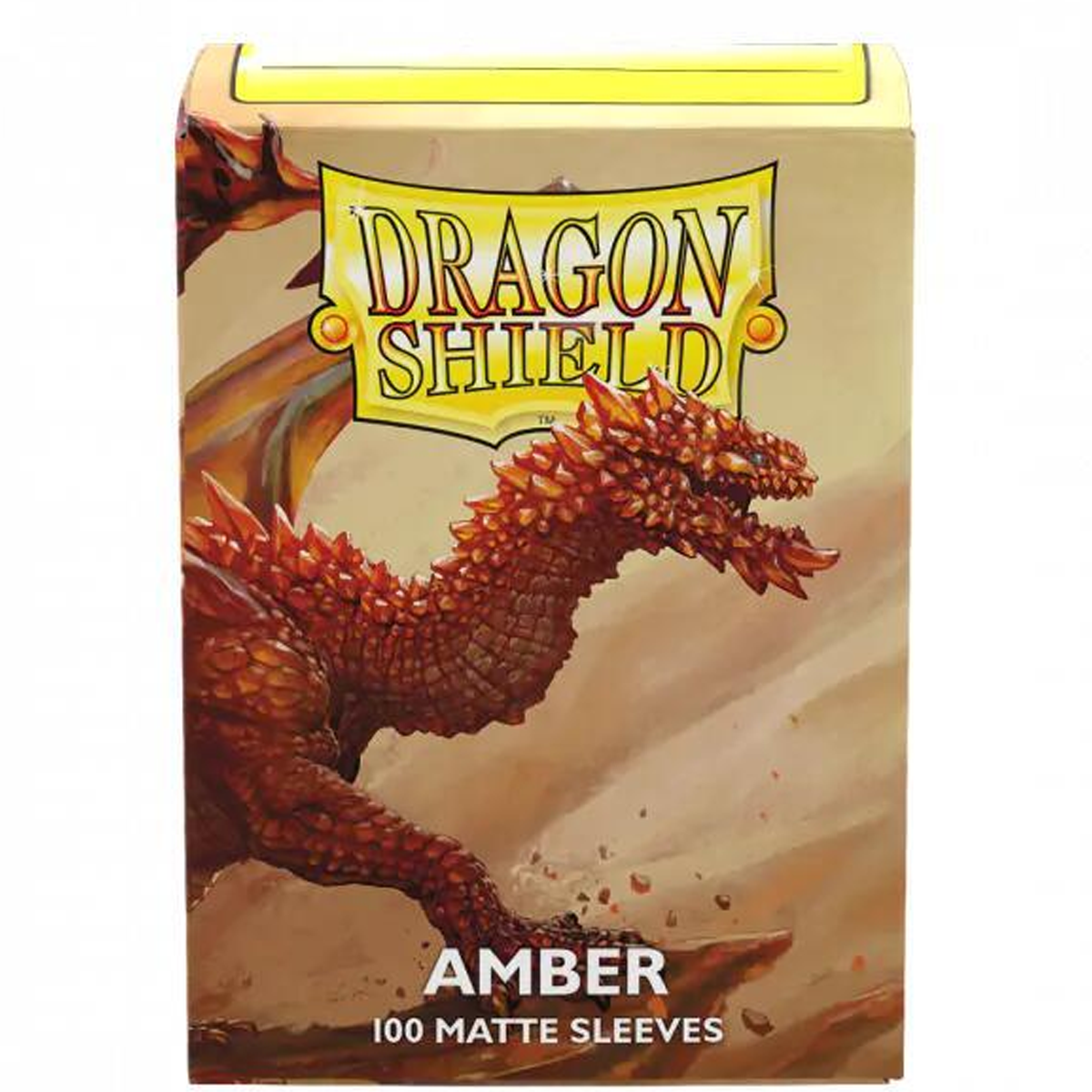 Dragon Shield Player's Choice Matte Sleeves - Amber (100-Pack) - Dragon Shield Card Sleeves