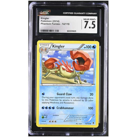CGC 7.5 - Kingler - Phantom Forces 14/119