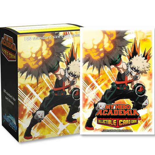 Dragon Shield Sleeves: Standard Textured Art My Hero Academia - Bakugo 100CT