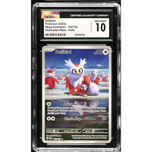 Delibird 152/132 Mega Evolution CGC Gem Mint 10