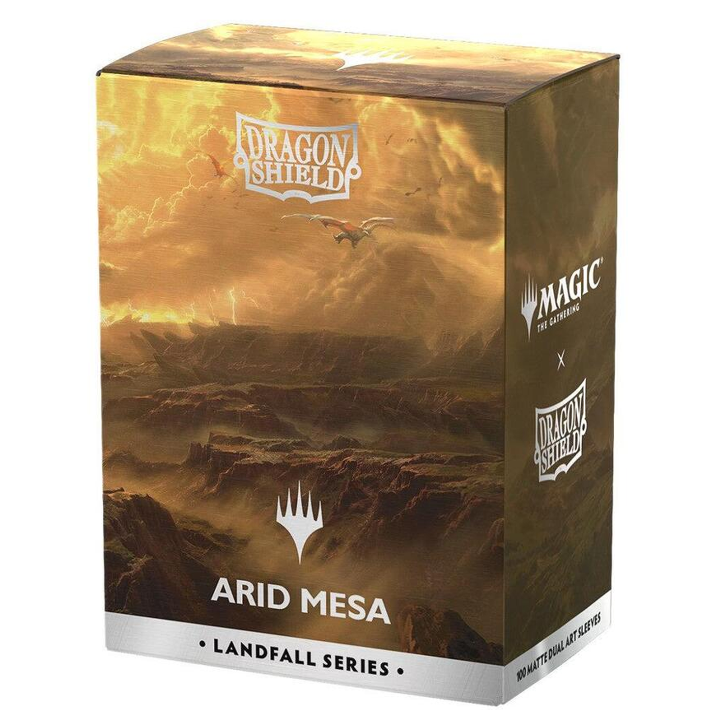 Dragon Shield Landfall Series Dual Matte: Standard Art Sleeves - Arid Mesa (100-Pack)