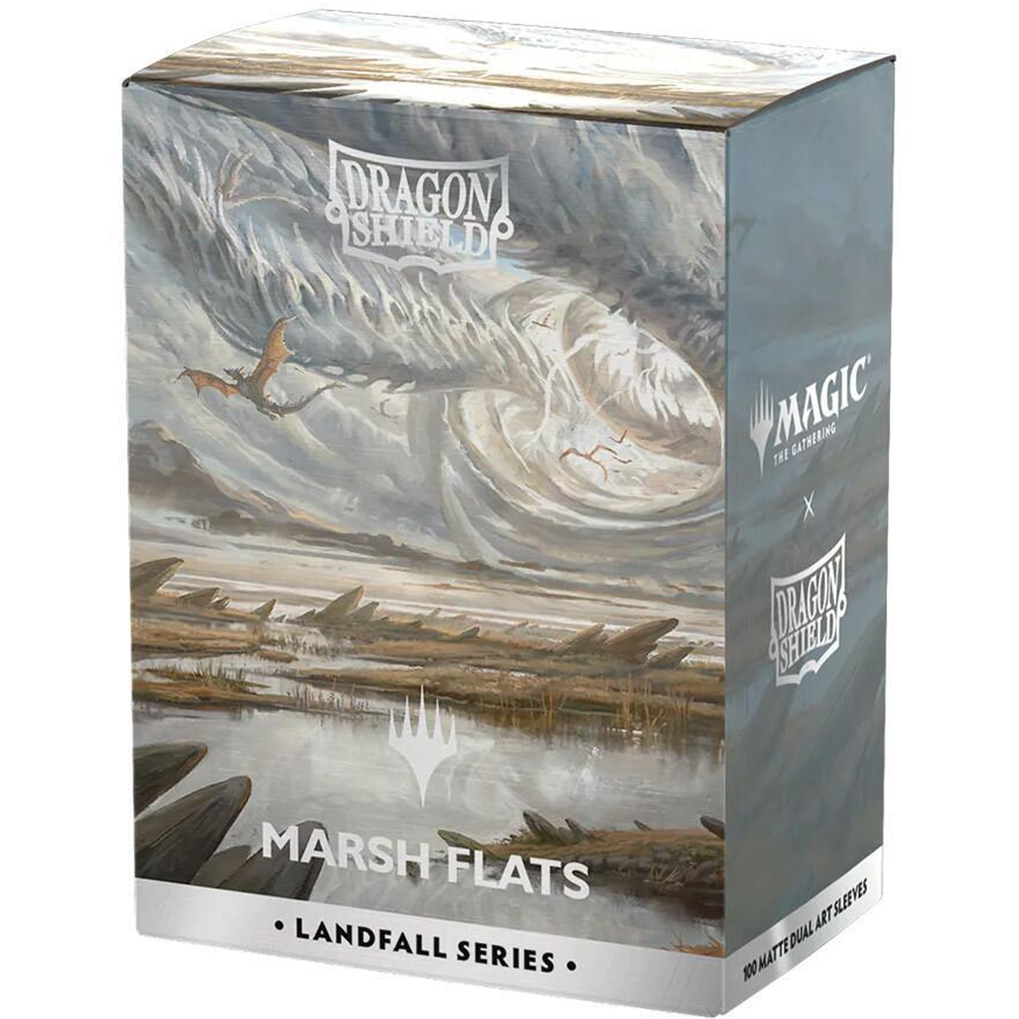 Dragon Shield Landfall Series Dual Matte: Standard Art Sleeves - Marsh Flats (100-Pack)