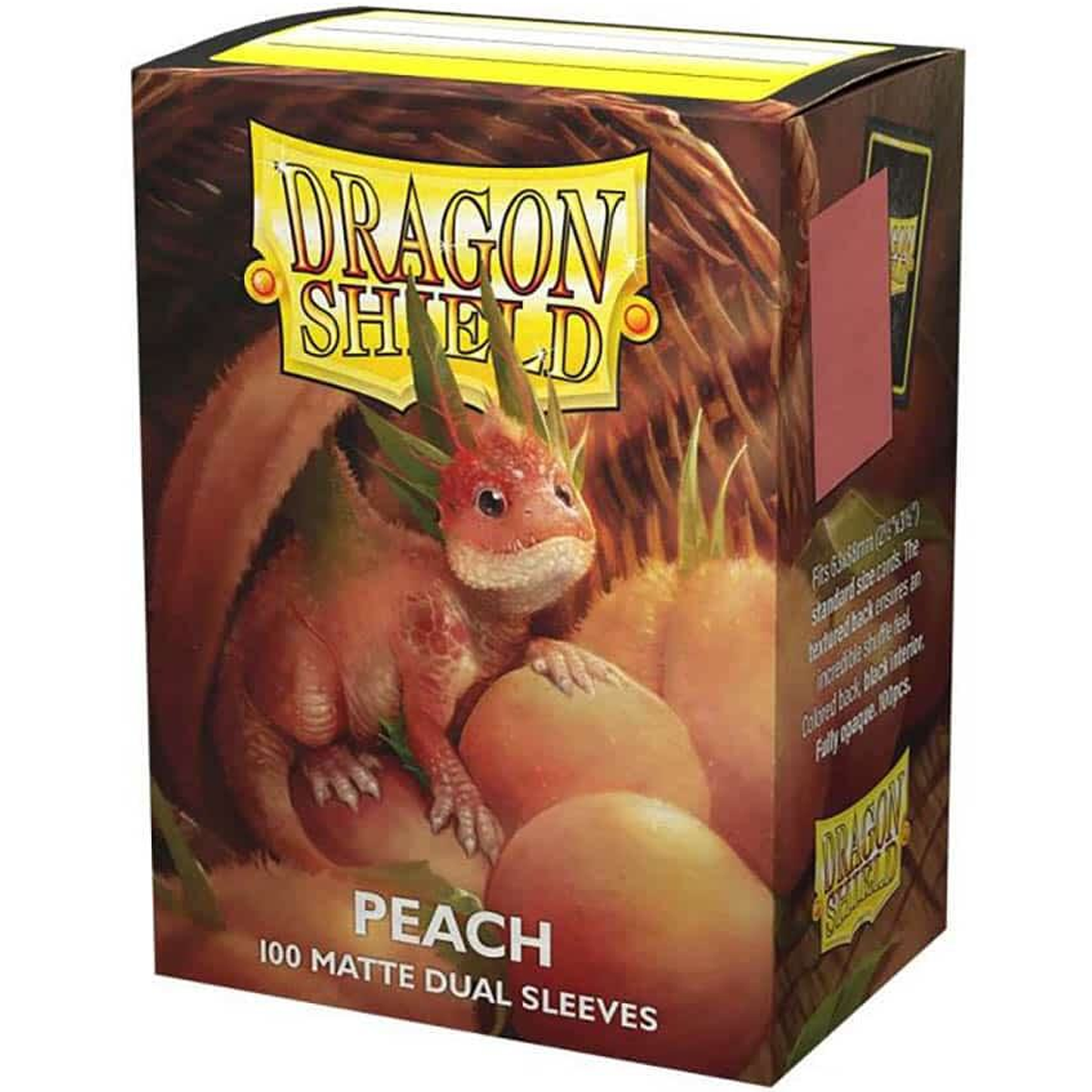 Dragon Shield Sleeves: Standard Matte Dual - Peach 100CT