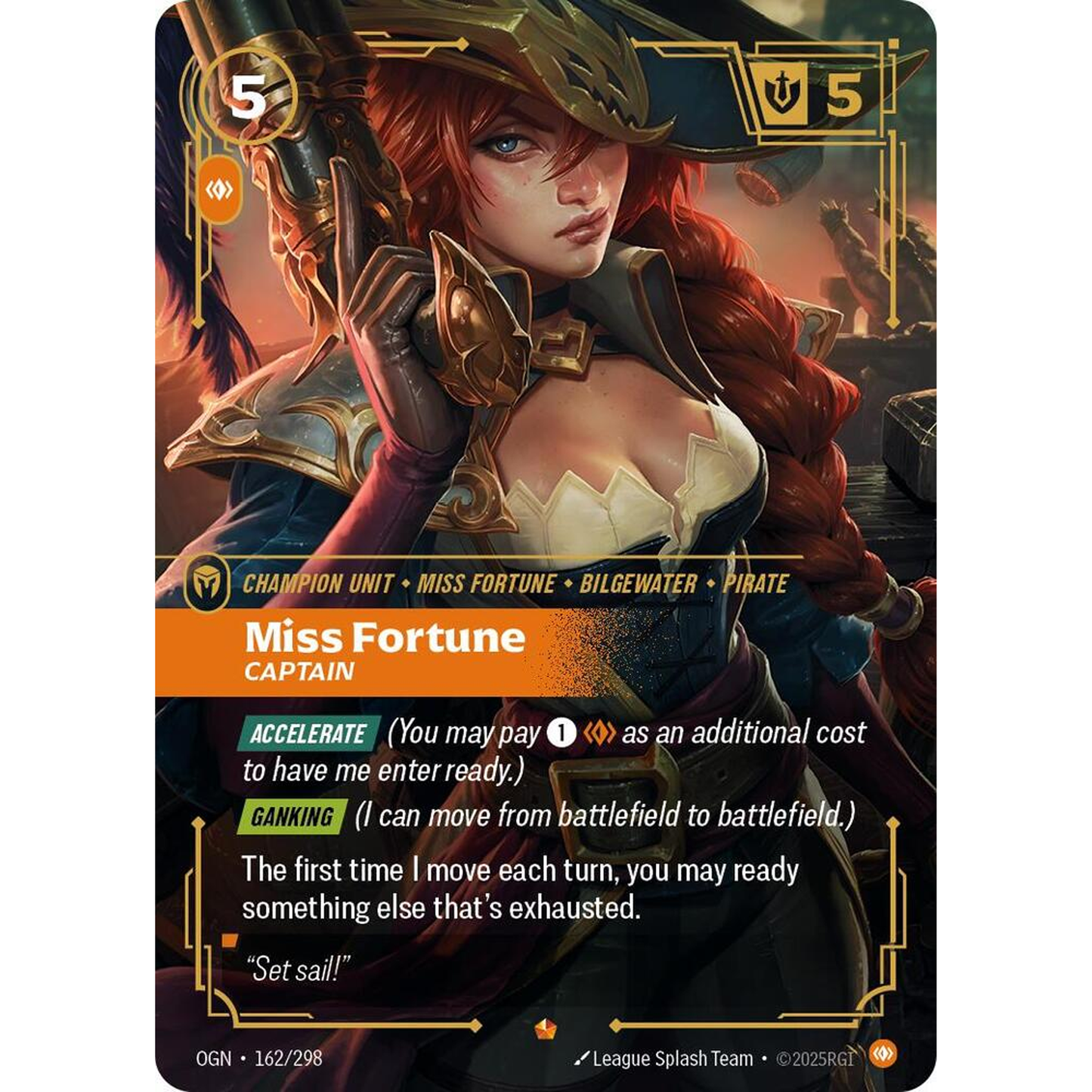 Miss Fortune - Captain (Foil) (Near Mint)