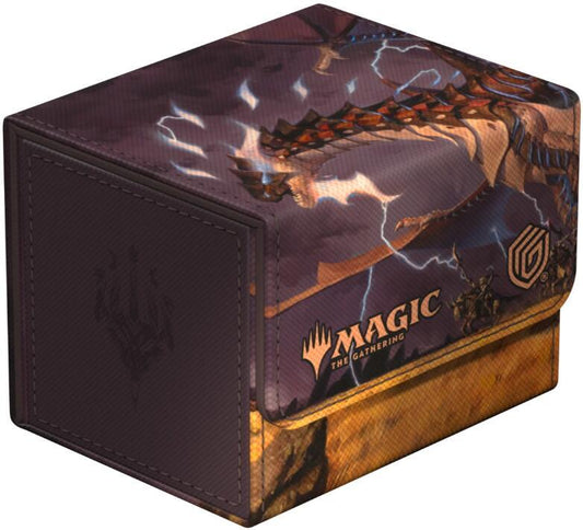 Tarkir: Dragonstorm Sidewinder 100+ Xenoskin Deck Box - Neriv, Heart of the Storm