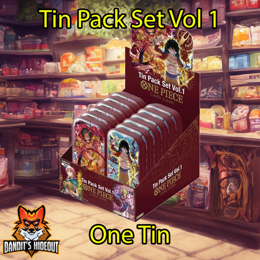 One Piece Tin Pack Set Vol. 1 (1 Tin chosen at random)