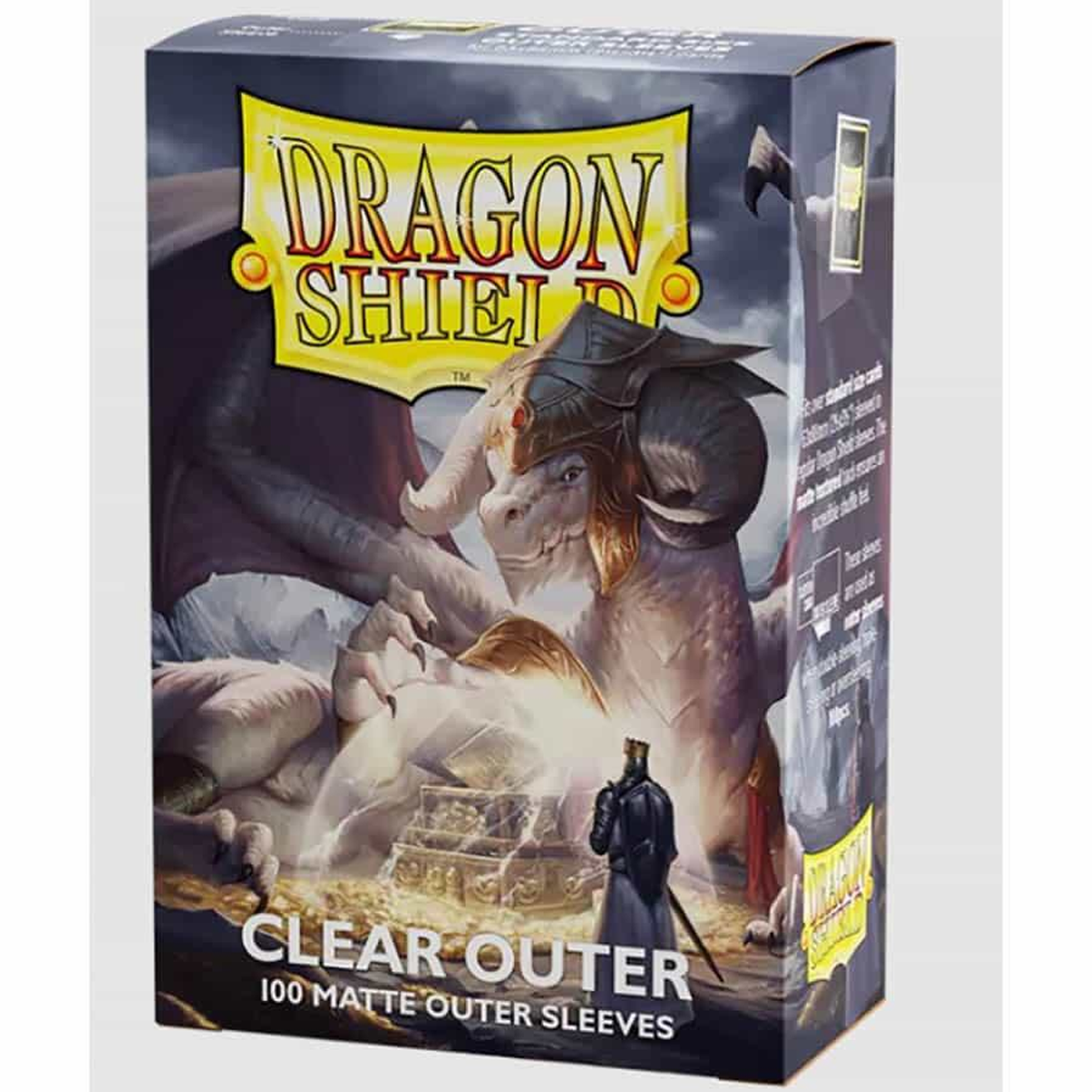 Dragon Shield Sleeves: Outer Sleeves Standard Matte - Clear 100CT