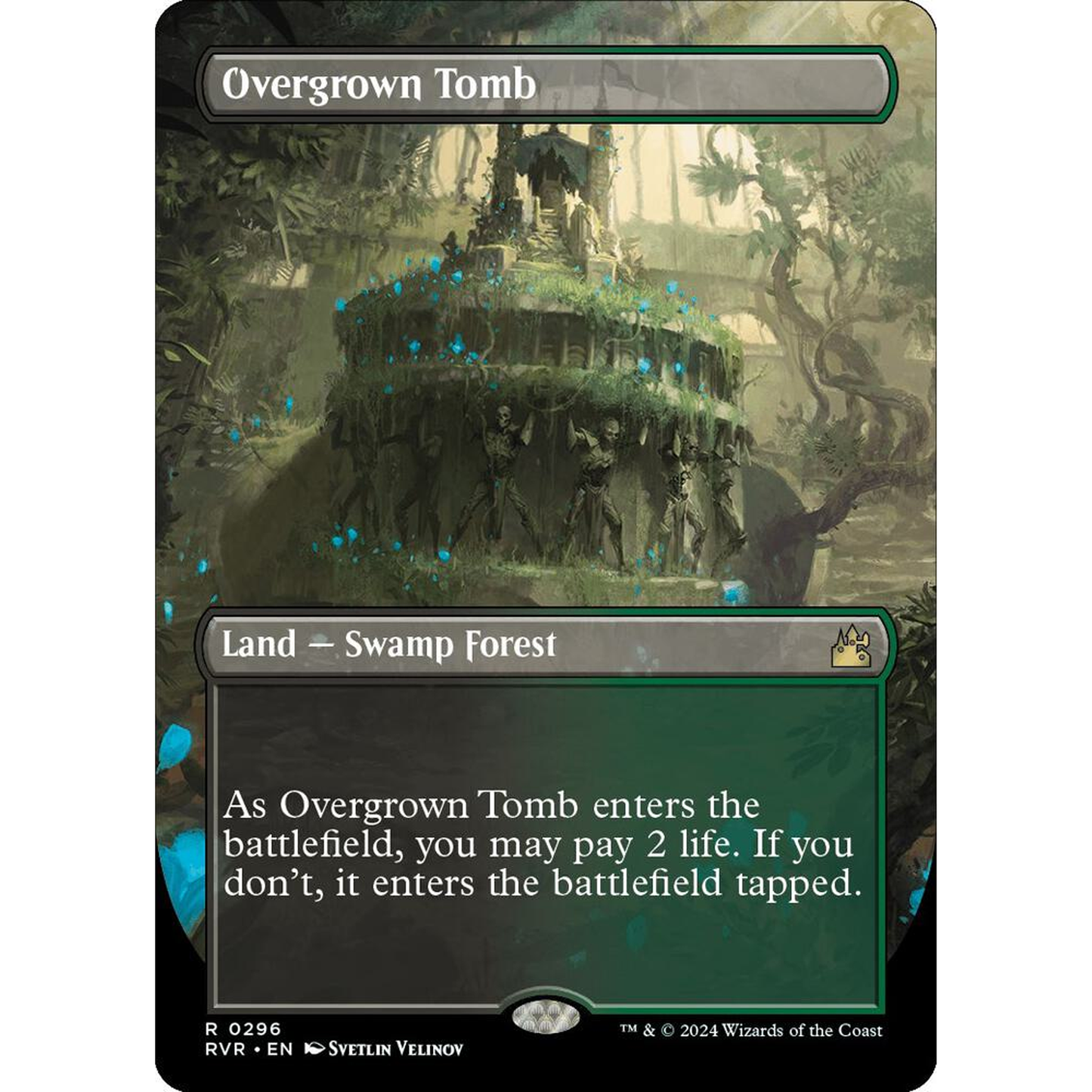 Overgrown Tomb (Borderless) (Foil) (Lightly Played)