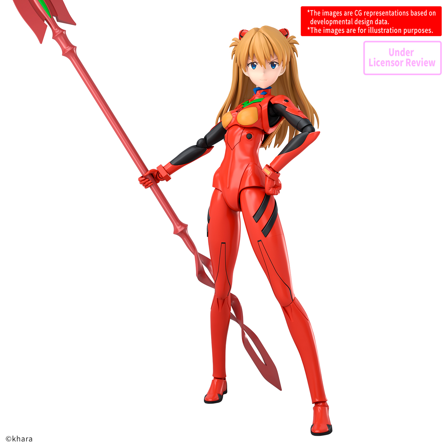 30 Minutes Preference: Rebuild of Evangelion - Asuka Shikinami Langley (Plug Suit Ver.) Model Kit