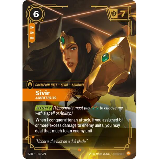Sivir - Ambitious - Spiritforged (SPF)