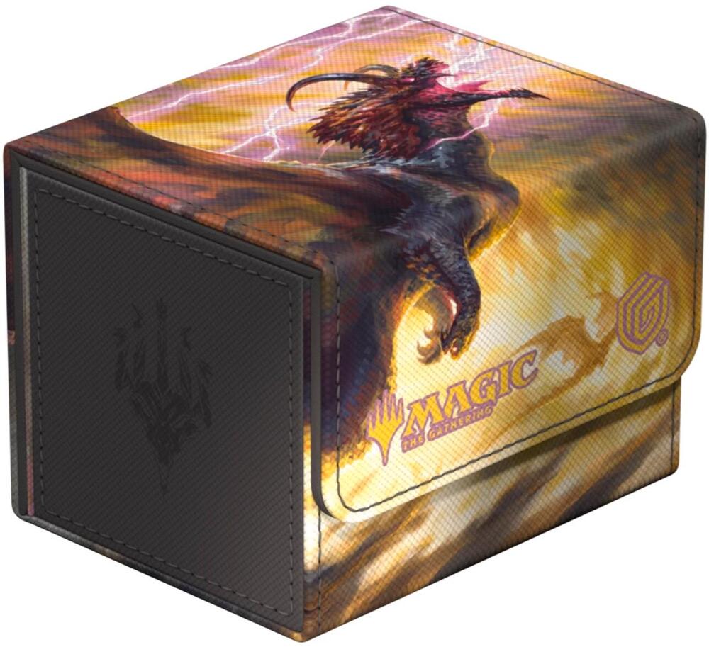 Tarkir: Dragonstorm Sidewinder 100+ Xenoskin Deck Box - Ghostfire - Stormscale Scion