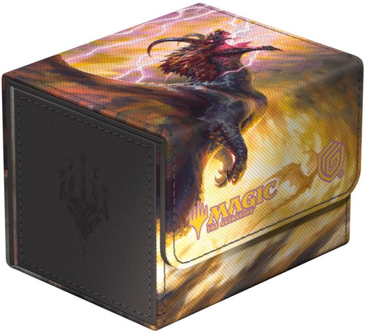 Tarkir: Dragonstorm Sidewinder 100+ Xenoskin Deck Box - Ghostfire - Stormscale Scion