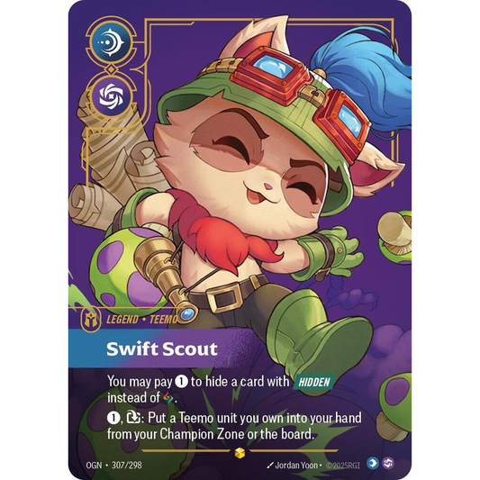 Teemo - Swift Scout (Overnumbered) (Foil) (Near Mint)